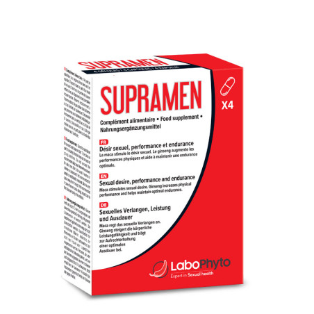 SupraMen (4 capsules) - Natural stimulants