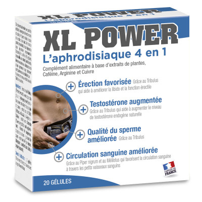 XL Power (20 gélules) - Stimulants naturels