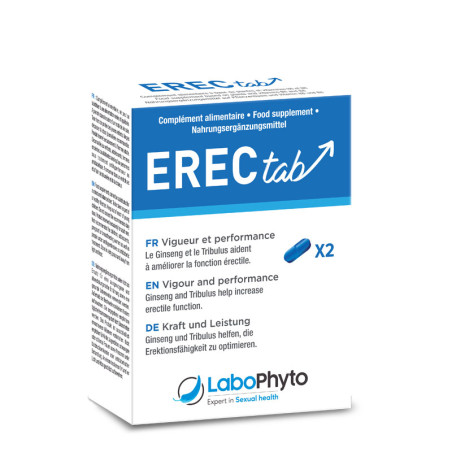 Erectab (2 comprimés) - Stimulants naturels